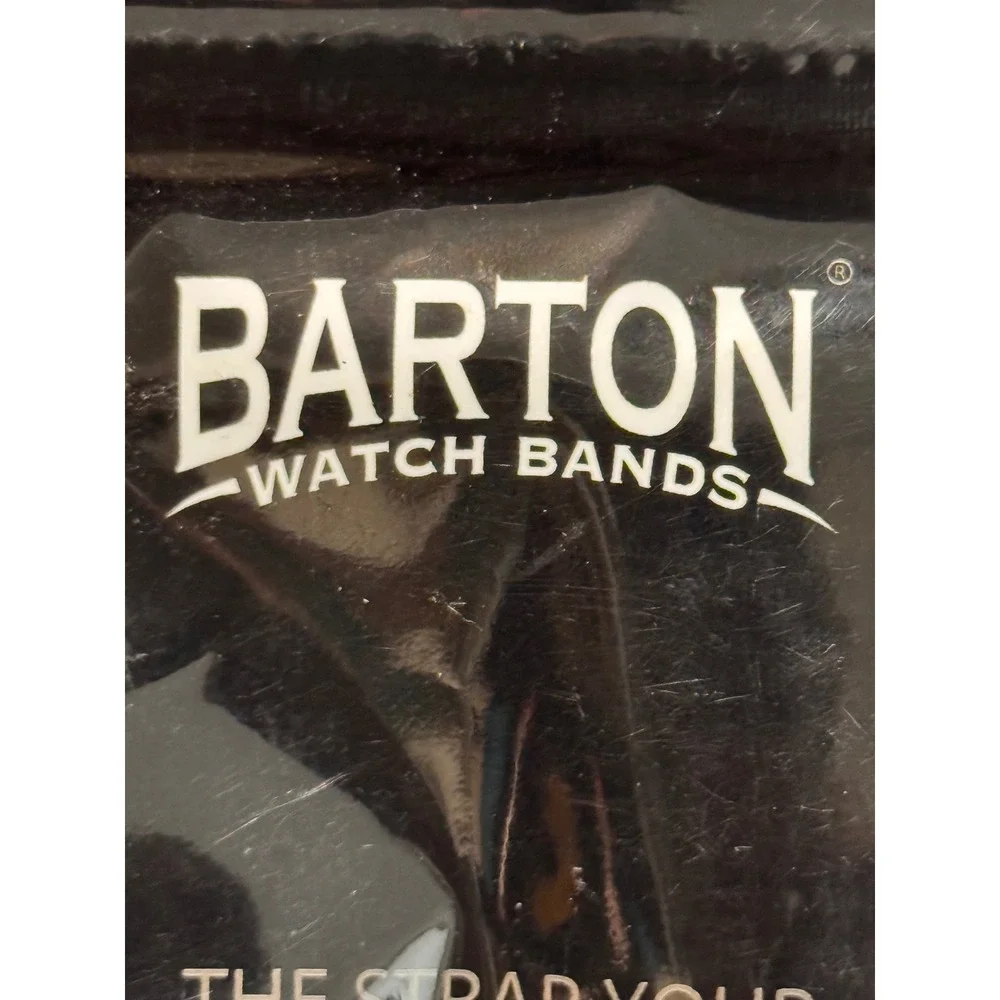 Barton Watch Bands Apple Oak LHQR 42mm Leather Strap for Apple Watch Brown